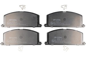 Jarrupalasarja, levyjarru, Etuakseli, TOYOTA, 0049112281, 0446510040, 0446512010, 0446512020, 0446512030, 0446512040, 0446512090, 044651
