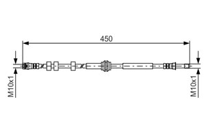 Jarruletku, Takana, AUDI A4 Allroad B8, 8K0 611 775 G