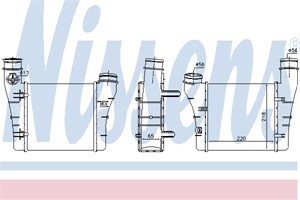 Välijäähdytin, Vasen, AUDI A4 B7, A4 B7 Avant, A4 B7 Cabriolet, SEAT EXEO, EXEO ST, 8E0.145.805 AA, 8E0145805T