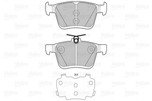 Jarrupalasarja, levyjarru, Taka-akseli, SEAT,VW,SKODA,AUDI, 5Q0698451C, 5Q0698451N, 5Q0698451Q, 8V0698451, 8V0698451B, 8V0698451F, JZW69