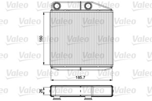 Kenno, sisätilanlämmitin, ABARTH,ALFA ROMEO,CITROËN,FIAT,OPEL,PEUGEOT,VAUXHALL, 1611902880, 1618468, 39033120, 55702423, 6448T3, 6448-T3