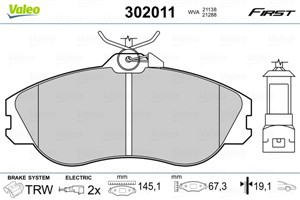 Jarrupalasarja, levyjarru, Etuakseli, AUDI, 447698151, 447698151A, 895698151, 895698151B