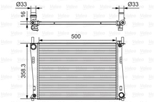 Jäähdytin, moottorinjäähdytys, FORD FIESTA V, FUSION, MAZDA 2, 1141490, 1214785, 1222562, 1325831, C20115200, C201-15-200, C40115200, C4