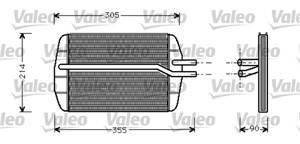 Kenno, sisätilanlämmitin, FORD FIESTA IV, FIESTA Skåp/stor limousine, KA, KA Van, PUMA, STREET KA, 1011670, 1113626, 96FW18B539AD
