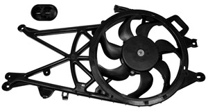 Tuuletin, moottorin jäähdytys, OPEL MERIVA A Minibus, minivan, VAUXHALL MERIVA A, 13 14 548, 13 148 305, 13 148 306, 13 156 941, 13 178