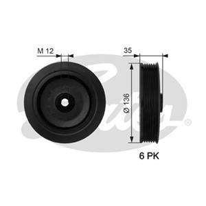 Hihnapyörä, kampiakseli, RENAULT MEGANE I, MEGANE Classic I, 7700856673