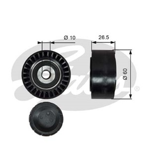 Ohjainrulla, moniurahihna, CITROËN,DS,FIAT,OPEL,PEUGEOT, 16 114 229 80, 16114229, 1611422980, 3641685, 5751.98, 5751.C9, 5751.G3, 575198