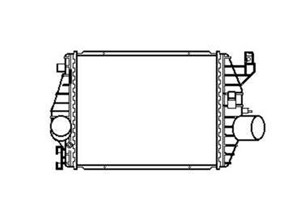 Välijäähdytin, MERCEDES-BENZ VITO Buss [W638], VITO Skåp [W638], V-KLASS [638/2], 1 370 318, 16901-RJL-E01, 16901-RMA-E00, 3N615K570AA,