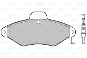Jarrupalasarja, levyjarru, Etuakseli, CITROËN XANTIA, XANTIA Break, 425156, 4251-56, 425291, 4252-91, 95667786