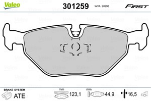 Jarrupalasarja, levyjarru, Taka-akseli, BMW, 34 21 1 157 044, 34 21 1 157 334, 34 21 1 157 563, 34 21 1 157 814, 34 21 1 158 108, 34 21