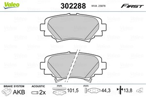 Jarrupalasarja, levyjarru, Taka-akseli, MAZDA 3, 3 Sedan, 3 Skåp/halvkombi, B4Y02648ZA, B4Y0-26-48ZA, B4Y02648ZB, B4Y0-26-48ZB