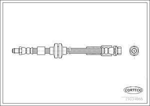 Jarruletku, Taka-akseli, FORD FOCUS C-MAX, 1321454, 3M512282GA