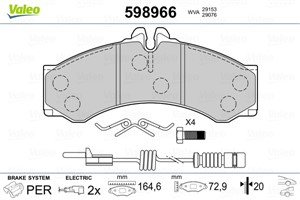Jarrupalasarja, levyjarru, Etuakseli, Taka-akseli, MERCEDES-BENZ,VW, 0024204120, 0024204220, 24204120, 24204220, 2D0698151A, A0024204120