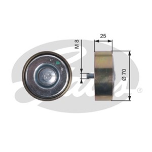 Ohjainrulla, moniurahihna, CITROËN,FIAT,PEUGEOT, 500086278, 500346226, 504106751, 6453.KH, 6453.SQ, 6453KH, 6453SQ