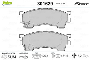 Jarrupalasarja, levyjarru, Etuakseli, FORD USA,MAZDA, 3894048, 3898530, 3915220, 3922123, 3975114, 4098191, 4182657, 4843823, CBY03323Z,