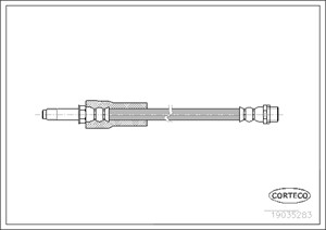Jarruletku, Etuakseli, MERCEDES-BENZ, 9064280635, A9064280635