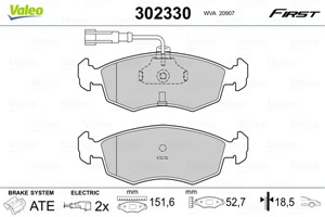 Jarrupalasarja, levyjarru, Etuakseli, Taka-akseli, FIAT, 71738151, 71738152, 77362177, 77362178, 77362180, 9948131