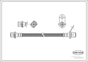 Jarruletku, Taka-akseli, vasen, Oikea, TOYOTA AVENSIS, AVENSIS Kombi, AVENSIS Liftback, 9008094065
