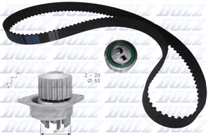 Vesipumppu + jakohihnasarja, AUDI,CITROËN,FIAT,LANCIA,PEUGEOT,TALBOT