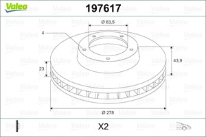 Jarrulevy, Etuakseli, FORD, 1751584, 1833857, 1833867, AY111125AA