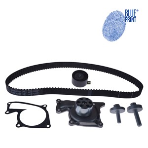 Vesipumppu + jakohihnasarja, NISSAN, 16806-00QBE S3, 16806-00QBE, 21010-00Q0M S1, 21010-00Q0M