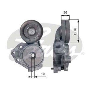Kiristysrulla, moniurahihna, Yläpuolella, AUDI,SEAT,SKODA,VW, 03C 145 299 J, 03C145299J