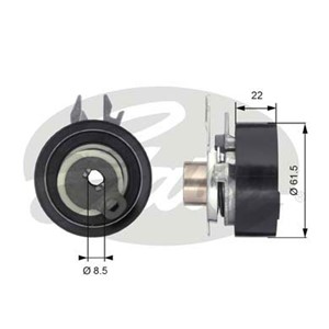 Kiristysrulla, hammashihnat, SEAT,VW, 030109243L, 030109243M, 030109243Q
