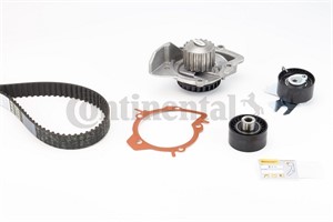 Vesipumppu + jakohihnasarja, CITROËN,DS,FIAT,FORD,OPEL,PEUGEOT,TOYOTA, 16 135 617 80, 1613561780, 1638073480, 1855735, 71775922, 9M5Q8B5