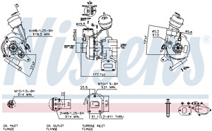 Turboahdin, VW CALIFORNIA T4 Camper, TRANSPORTER Buss IV, TRANSPORTER Flak/chassi IV, TRANSPORTER Skåp IV, 074145701A, 074145701AV, 0741
