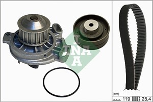 Vesipumppu + jakohihnasarja, AUDI,VOLVO,VW, 069 109 119 A, 069 109 243 B, 069 121 004 V, 069 121 004 X, 069 121 004, 069 121 005 D, 0691