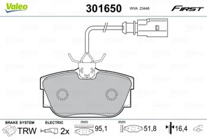 Jarrupalasarja, levyjarru, Taka-akseli, FORD,SEAT,VW, 1345337, 5M212M008AA, 5M21-2M008-AA, 7D0698451B, 7D0698451F, 7M3698451D, 7M3698451