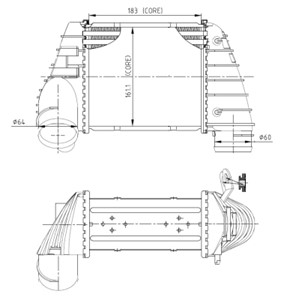 Välijäähdytin, AUDI A3, TT, TT Roadster, SEAT LEON, 8L9145806B