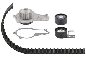 Vesipumppu + jakohihnasarja, CITROËN C3 II, DS3, FORD FIESTA VI, PEUGEOT 2008 I, 206+, 207, 208 I, 0831 W3, 0831 V7, 1 753 582, 1 855 72