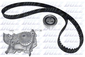 Vesipumppu + jakohihnasarja, DACIA SOLENZA, RENAULT MEGANE I, THALIA I