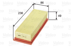 Ilmansuodatin, FIAT TEMPRA, TEMPRA S.W., TIPO, UNO, LANCIA DEDRA, DELTA II, YUGO FLORIDA, 71736142, 7554755