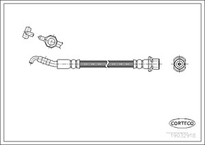 Jarruletku, Etuakseli, LEXUS IS I, 9094702A41, 9094702C41