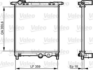 Jäähdytin, moottorinjäähdytys, SEAT Mii, SKODA CITIGO, E-CITIGO, VW LOAD UP, UP!, 1S0121253AL, 1S0121253AN, 1S0121253P, 1S0121253T