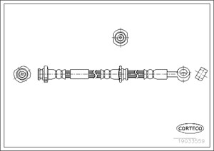 Jarruletku, Taka-akseli, oikea, Vasen, NISSAN PRIMERA, PRIMERA Kombi, 46211AV01A, 46211AV710, 46211AV715