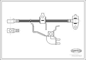 Jarruletku, Etuakseli, oikea, FORD TRANSIT Buss, TRANSIT Flak/chassi, TRANSIT Skåp, 4041433, 4060852, 4419593, YC152078AC, YC152078AD, Y