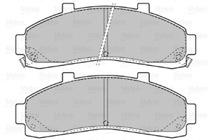 Jarrupalasarja, levyjarru, Etuakseli, FORD F-250, FORD USA E Skåp, EXPLORER, F-250, F-350, RANGER, MAZDA B-SERIE, 3886184, 3943468, 4073