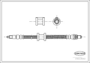 Jarruletku, Etuakseli, FORD KA, KA Van, 1110567, 1130711, 1151292, XS512078CA, XS512078CB, XS512078CC