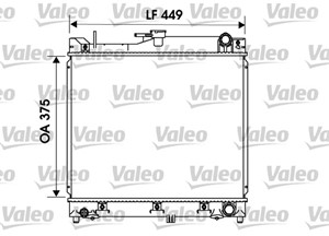 Jäähdytin, moottorinjäähdytys, SUZUKI JIMNY Terrängbil täckt, 1770080A00, 17700-80A00, 1770081A00, 17700-81A00
