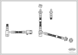 Jarruletku, Etuakseli, oikea, Oikea, NISSAN PRIMERA, 46210AV00A, 46210AV720
