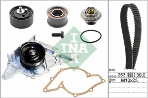 Vesipumppu + jakohihnasarja, AUDI,SKODA,VW, 078 109 119 C, 078 109 119 G, 078 109 119 H, 078 109 119 J, 078 109 243 Q, 078 109 243 R, 07