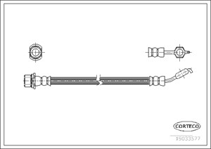 Jarruletku, Taka-akseli, TOYOTA AVENSIS, 90080-94178