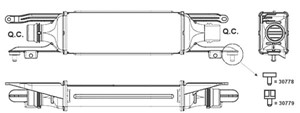 Välijäähdytin, OPEL CORSA D, CORSA D Skåp/halvkombi, 4A0 411 327 F, 55702004, 6302078