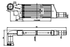 Välijäähdytin, OPEL,VAUXHALL, 1300410, 193177425, 670 460 08 05, 670 460 12 05, 670 460 16 05, 670 460 20 05, 93177425, A670 460 08 05,