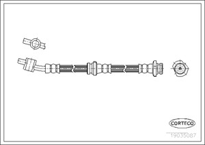 Jarruletku, Etuakseli, oikea, NISSAN ALMERA II, ALMERA Hatchback II, PRIMERA, 46210-5M500