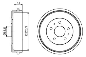 Jarrurumpu, Taka-akseli, FORD FOCUS II, FOCUS Sedan II, FOCUS Skåp / kombi II, FOCUS Turnier II, 1327834, 1458826, 1743443, 3M51 1126-BB