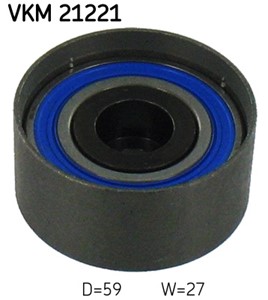 Ohjainrulla, hammashihna, Oikea, AUDI A3, A3 Sportback, A4 B6, A4 B6 Avant, VW GOLF V, TOURAN, 06D 109 244 A, 06D 109 244 B